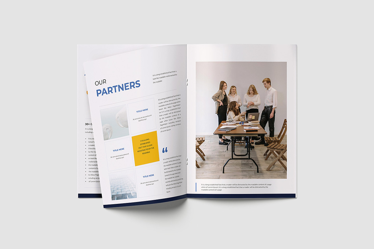 Project Business Proposal Template, a Brochure Template by TMint Play (Photo 6 of 8)
