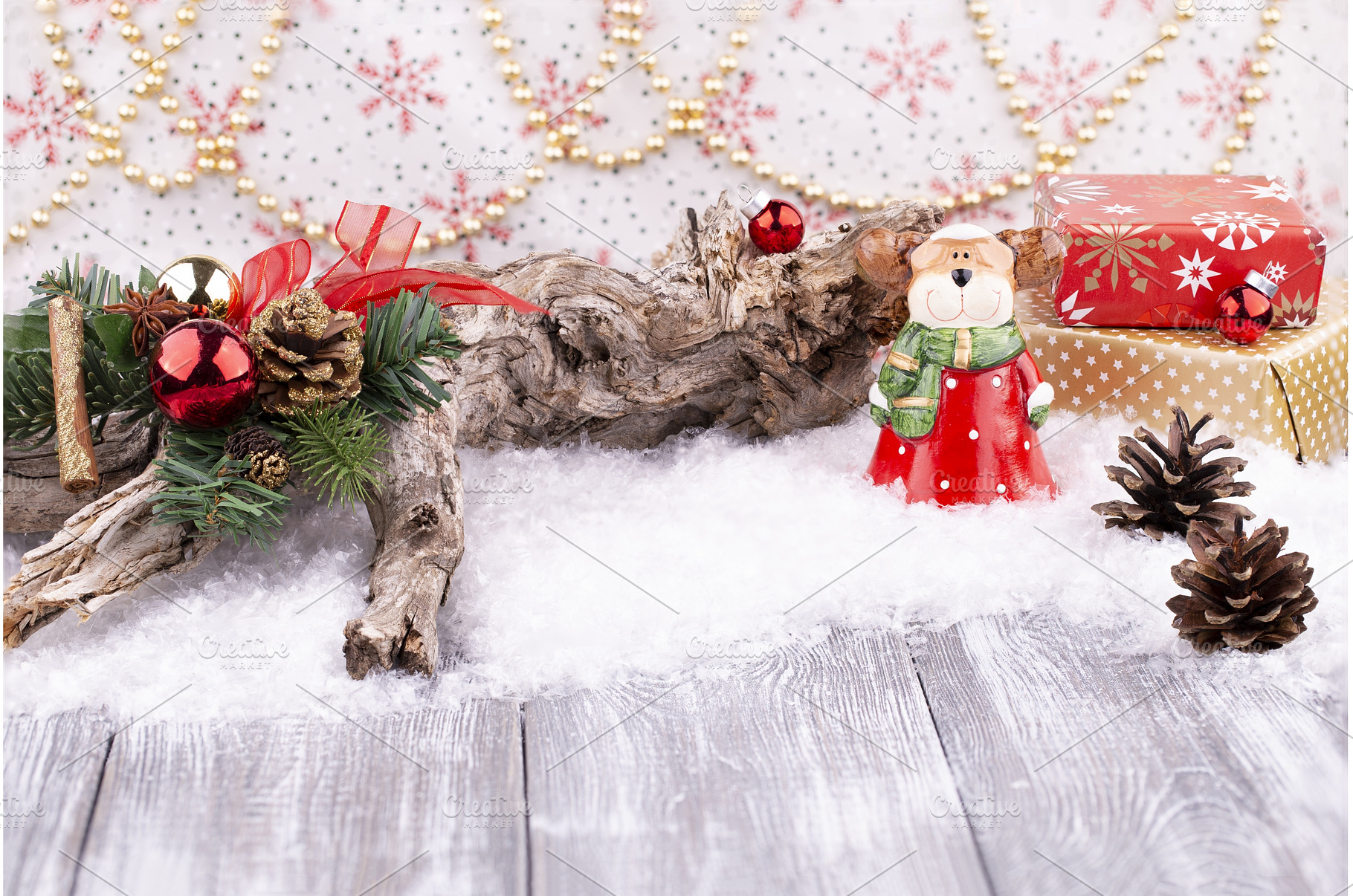 Christmas holiday background with, a Holiday Photo by Diary of impressions