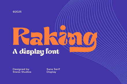 Raking - Bold Display Font