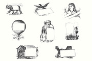 Electrotype Character Banners, an Animal Illustration by Blue Line Design (Thumbnail 5 of 6)