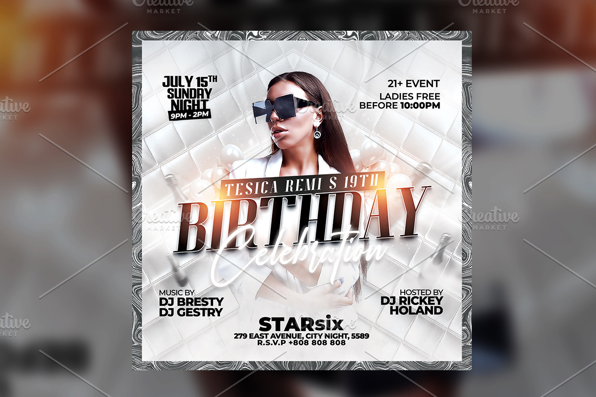 Birthday Flyer, a Flyer Template by RTXdesinger99 (Photo 3 of 3)