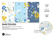 Fresh florals, Pattern print design, a Pattern Graphic by VOVU Studio (Thumbnail 2 of 10)