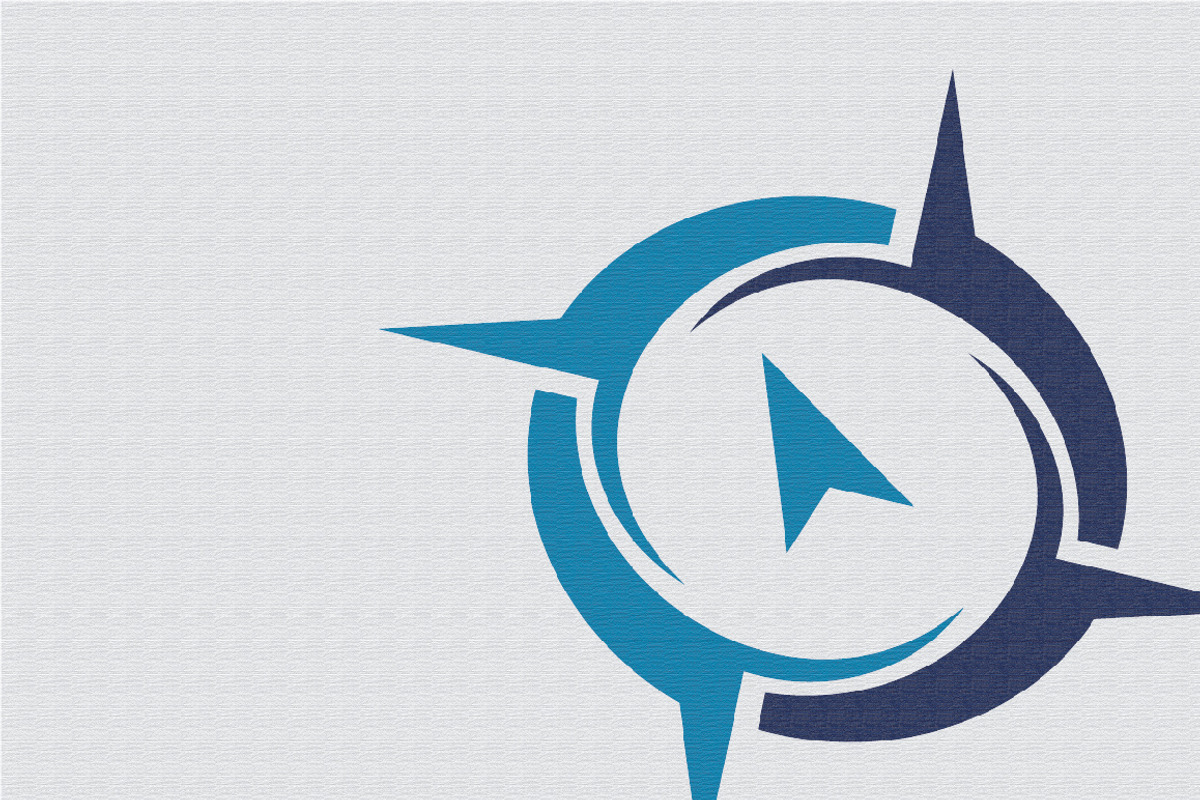Simple Abstract Compass Map, a Branding & Logo Template by jongcreative