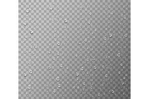Collection of water droplets, a Decorative Illustration by Yayasya