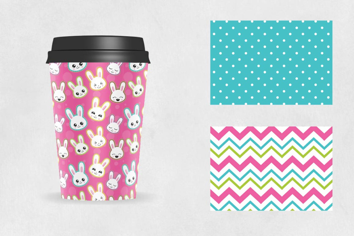EASTER BUNNY Pattern collection, a Pattern Graphic by PrettyPatterns (Photo 2 of 5)
