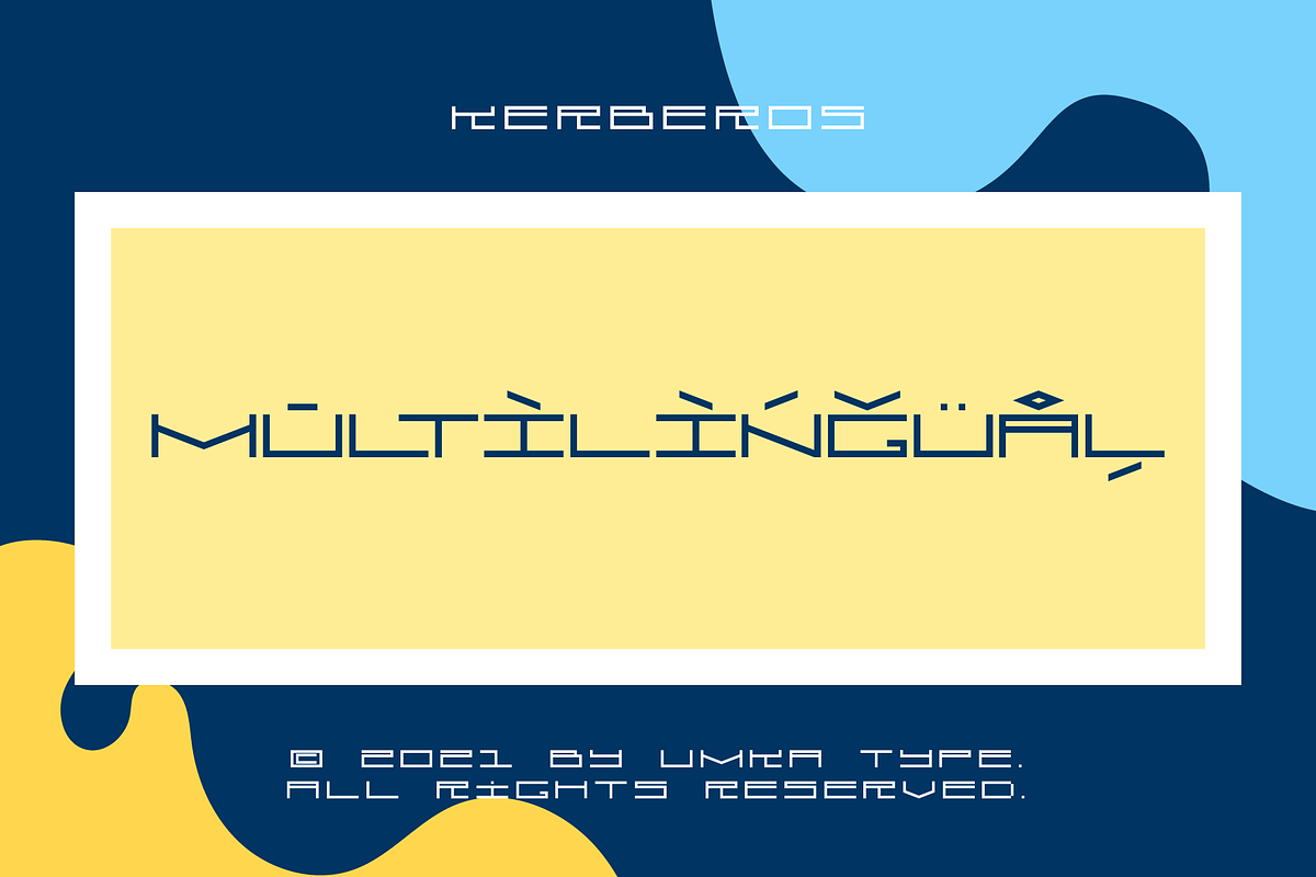 Kerberos Display Font, a Sans Serif Font by alpercakici (Photo 3 of 17)