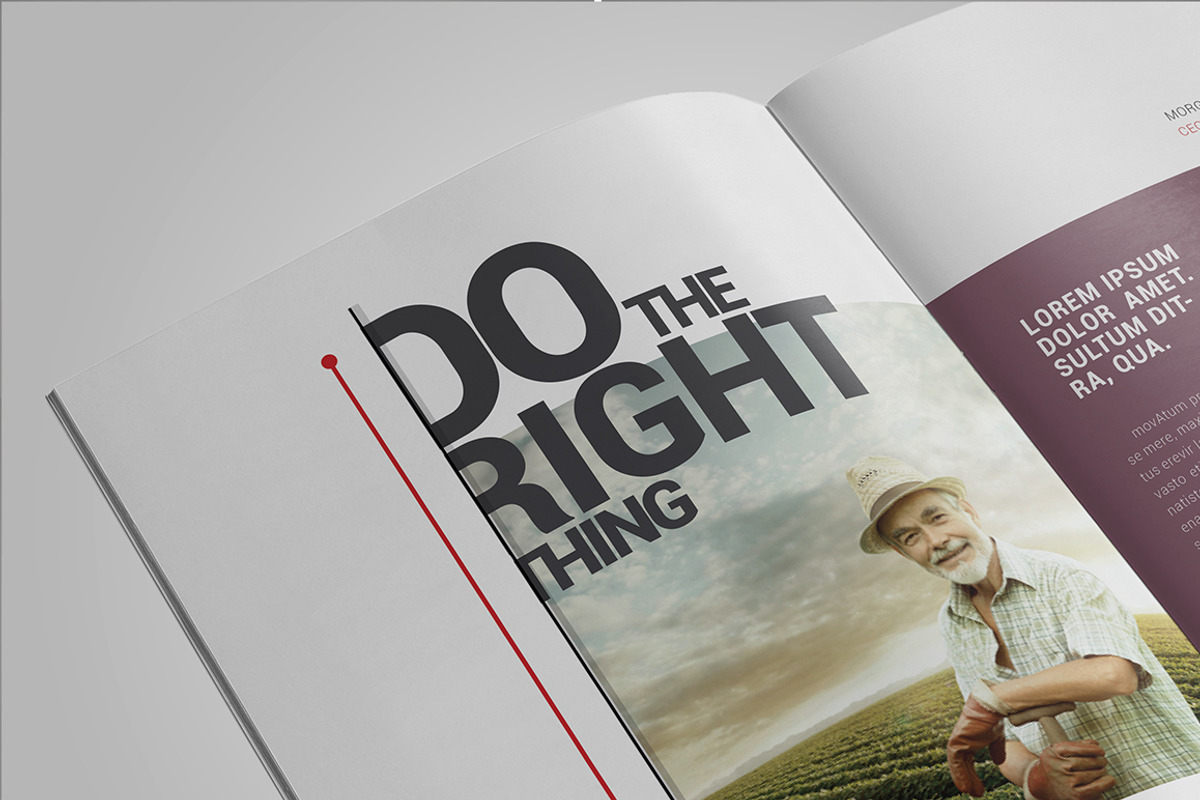 Indesign Magazine Template #5, a Magazine Template by spidergraph (Photo 8 of 8)