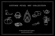 Cottage Pixel Art Collection, an Object Illustration by Invisual Studio (Thumbnail 1 of 12)