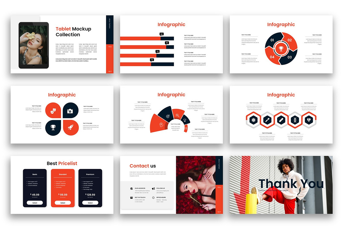 Alicia–Fashion Google Slide Template, a Presentation Template by kreatifreya (Photo 4 of 5)
