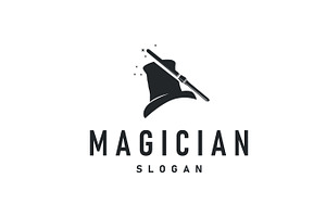 design vintage hat and magic logo, a Branding & Logo Template by Maylianaw28