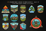 Simple Camp Scenes Logo Creation Kit, a Branding & Logo Template by JeksonGraphics (Thumbnail 16 of 24)