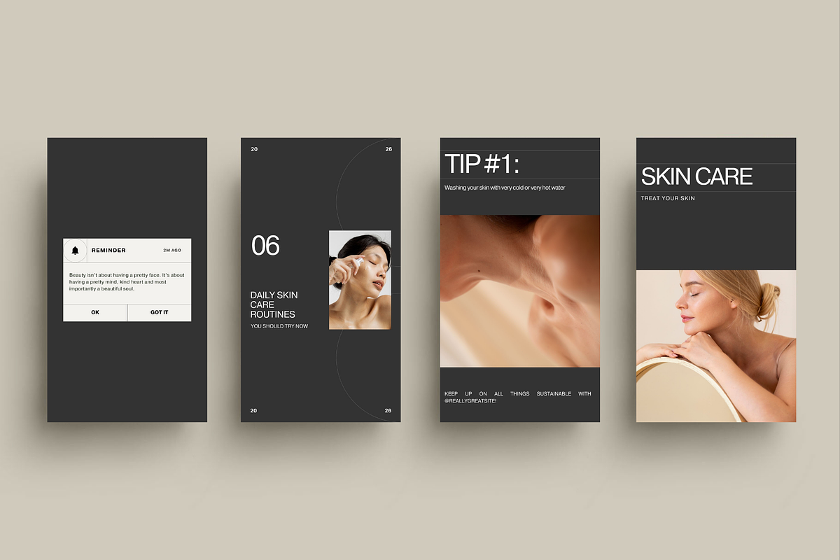 Instagram Beauty Template, a Social Media Template by Prapti Design (Photo 7 of 12)