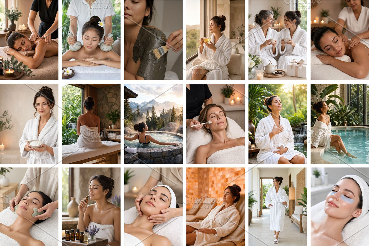 70 Womens Spa Stock Photos, a Health & Medical Photo by Selenique Studio (Photo 6 of 9)