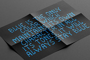 Oil Blue Font, a Font by Handmadefont (Thumbnail 4 of 9)