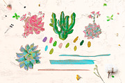 Kids Crayon Succulent Clipart, a Healthcare Illustration by Lucyinyourheart (Thumbnail 5 of 6)