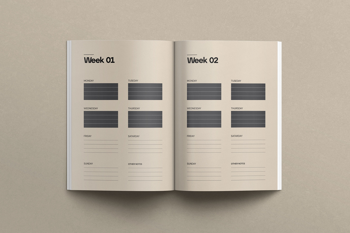 Course Book Template, a Brochure Template by Creatiya Type (Photo 3 of 8)