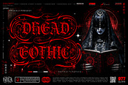 Dread Gothic Typeface, a Blackletter Font by alit design (Thumbnail 1 of 22)