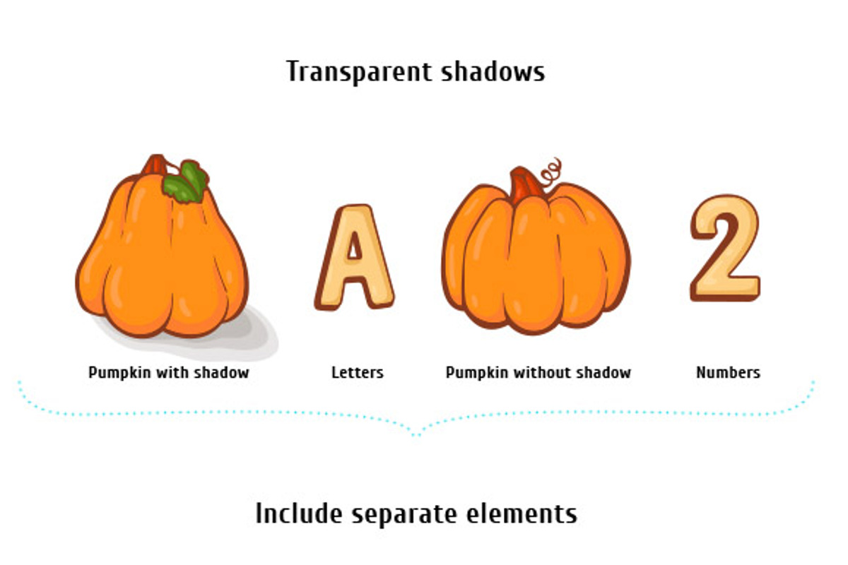 Pumpkin Alphabet and Numbers preview 2