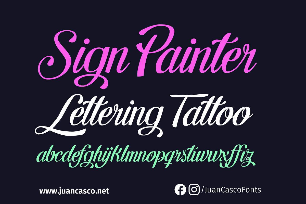 Letra Hipster, a Script Font by Juan Casco (Photo 2 of 4)