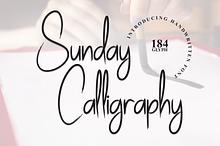Sunday Calligraphy | Script Font