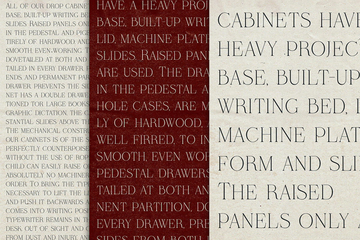 Verre De Blanc - An Elegant Serif, a Font by Evoke Type Studio (Photo 11 of 14)