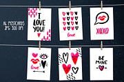 Doodle Hearts set, a Decorative Illustration by Ekaterina Goncharova (Thumbnail 9 of 10)