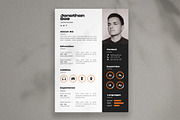 Professional Resume Template, a Resume Template by Saman Osama (Thumbnail 1 of 2)