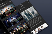 TV SHOWS APP, an App Template by ALEX BENDER UI STORE (Thumbnail 3 of 4)