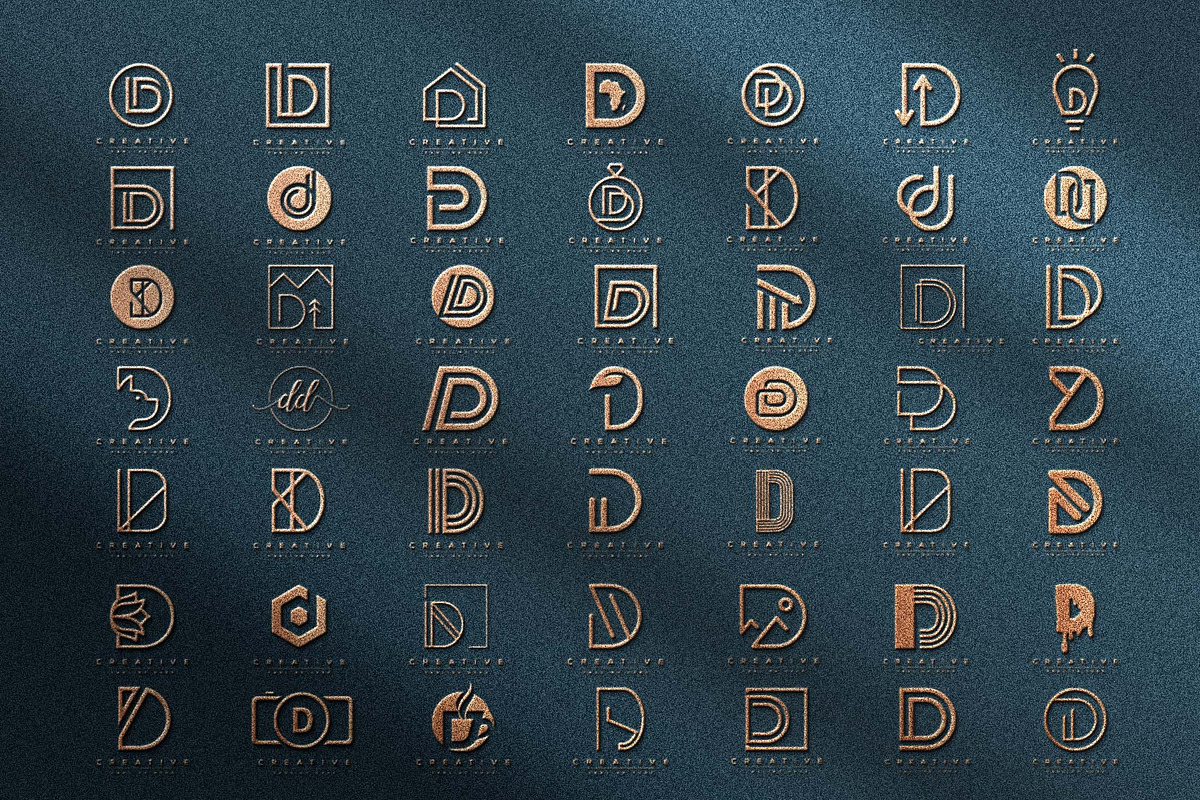 Letter D Logo Bundle Monogram Set, a Branding & Logo Template by Pixel Design (Photo 3 of 7)