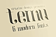 temu - Modern Font, a Font by Cruzine (Thumbnail 5 of 5)