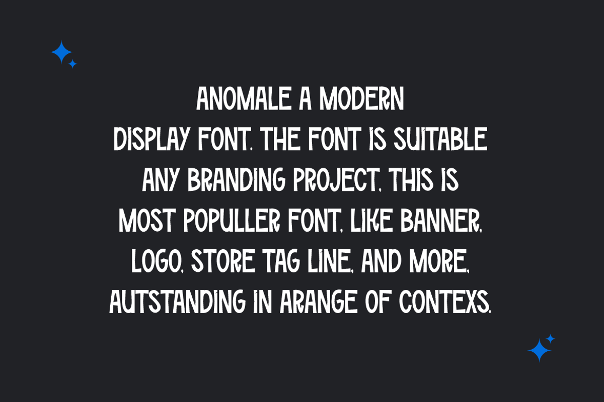 Anomale - Modern Sans Font, a Sans Serif Font by Iqsiart Studio (Photo 2 of 8)