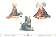 Watercolor Fantasy Dwarf Clipart Set, an Illustration by MockupWizard (Thumbnail 4 of 6)