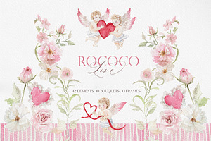 Watercolor Valentine - ROCOCO LOVE