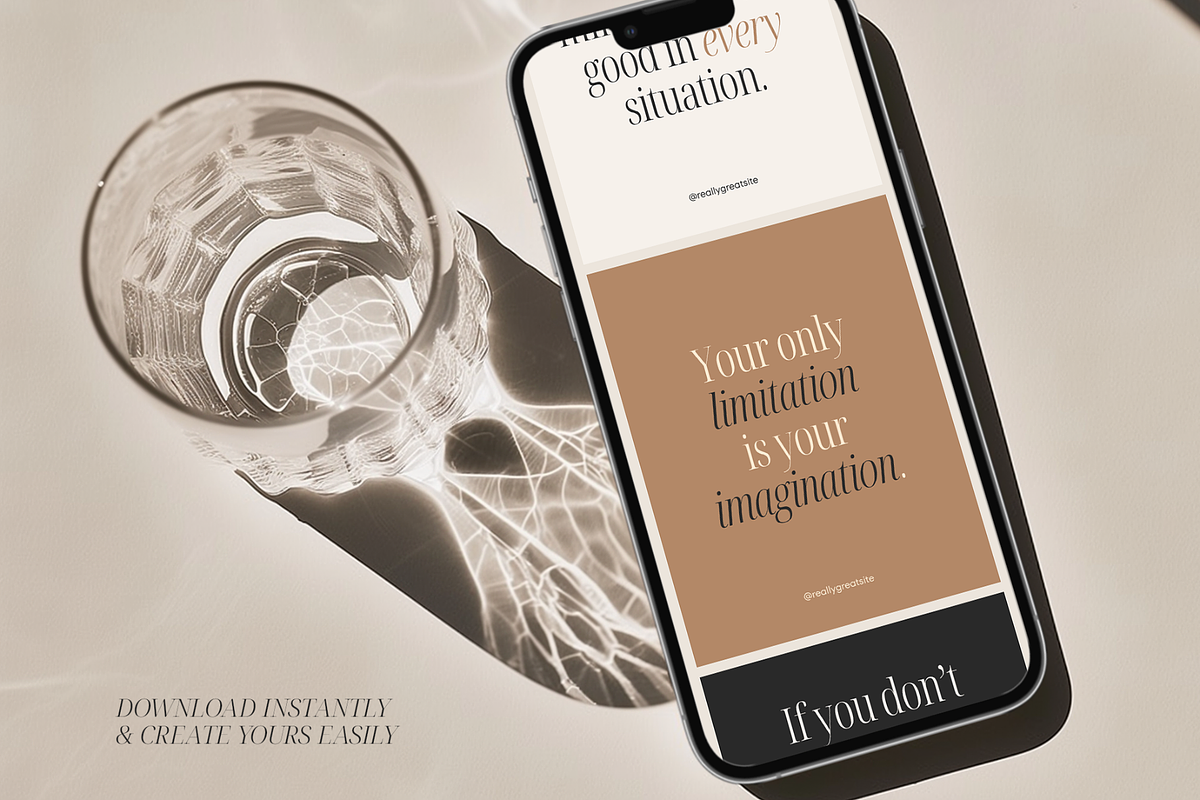 Mindset Quotes Instagram Posts preview 7