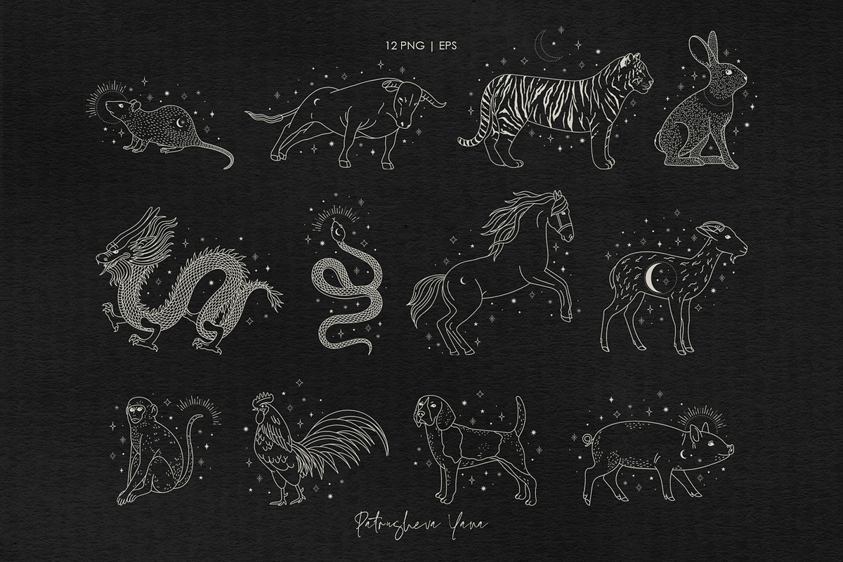 BUNDLE 4 in 1 trend line art, a Texture Illustration by PatrushevaYana (Photo 23 of 30)