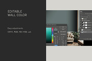 Urban Lounge Wallpaper Mockup #3, a Household Mockup by Blixa 6 Studios (Thumbnail 5 of 7)