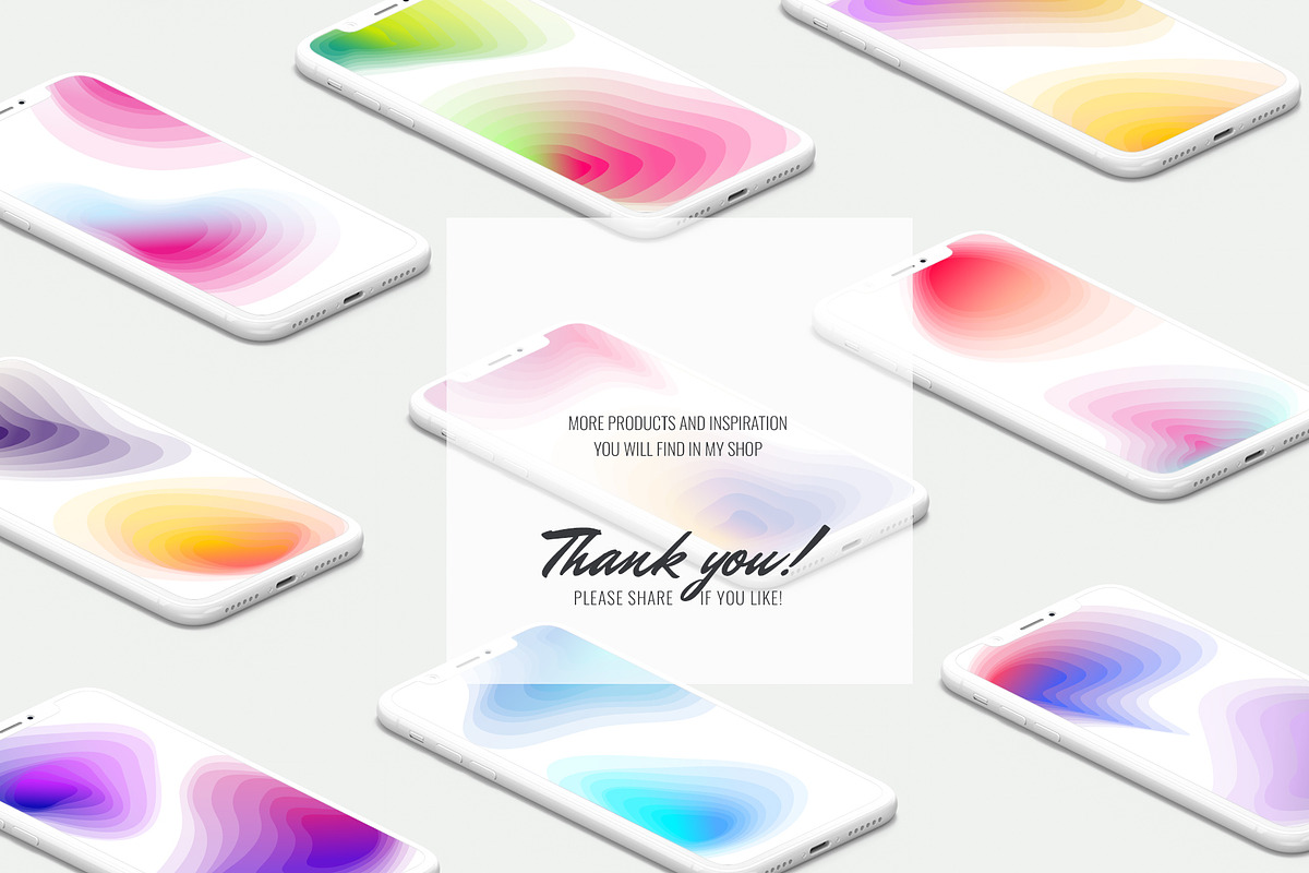 Gradient collection with 48 elements, a Texture Graphic by VitalexStudio (Photo 14 of 14)