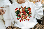 Merry Christmas Knitted Style PNG, a Seasonal Illustration by Creative Art (Thumbnail 3 of 3)
