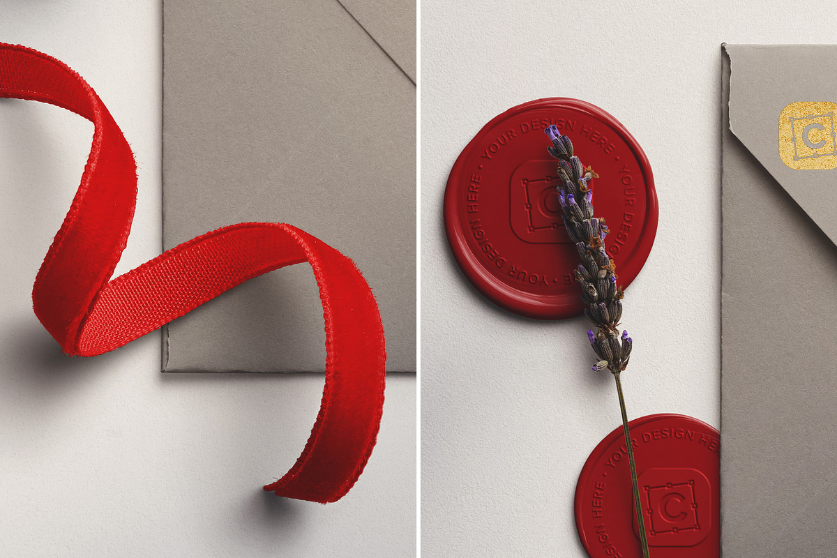 Envelope Wax Mockup Set - Styled Lay, a Product Mockup by Custom Scene (Photo 6 of 9)