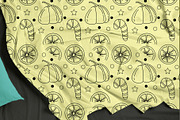 Autumn Outline Collection, a Background Graphic by bungamustia (Thumbnail 4 of 7)