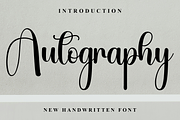 Autography, a Handwritten Font by FreshTypeINK (Thumbnail 1 of 7)
