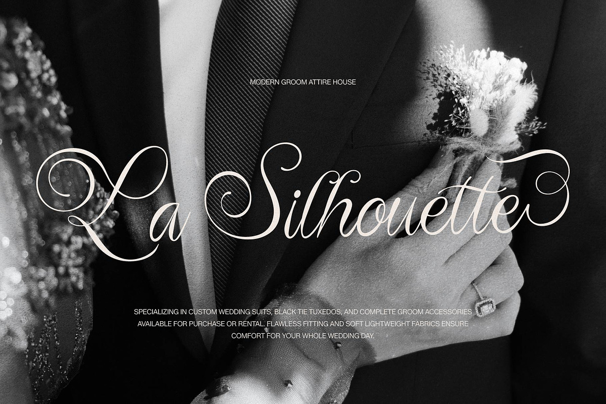 Rustaliya | Classic Elegant Script, a Script Font by gracetype_studio (Photo 2 of 11)