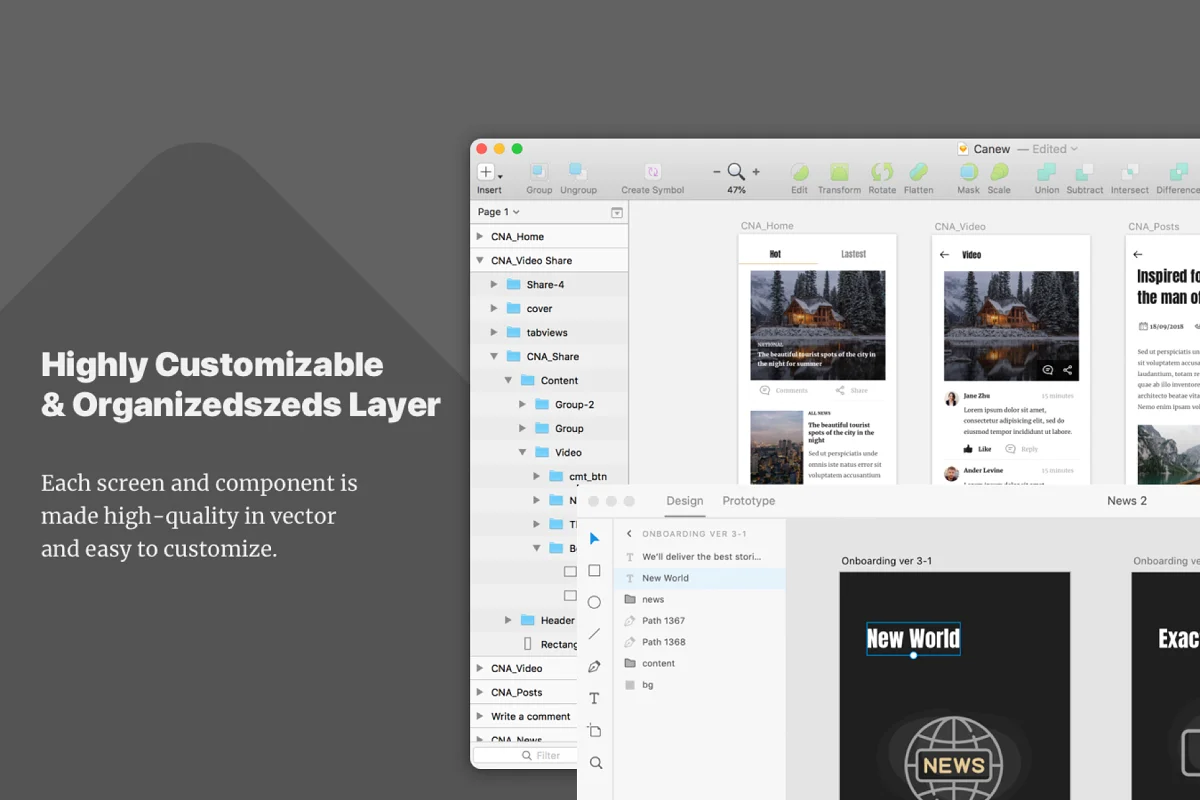 Caily News - Magazine & News App, an App Template by Capi Product (Photo 2 of 6)