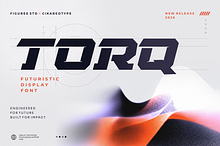 Torq – Futuristic Display Font