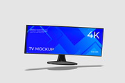 TV Mockup, a Product Mockup by Bartama Graphic (Thumbnail 2 of 3)