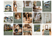 Real Estate Instagram Templates, a Social Media Template by BrandhavenStudio (Thumbnail 1 of 10)