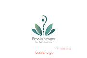Spine Lotus Wellness Logo, a Branding & Logo Template by YUDesignStore (Thumbnail 1 of 10)