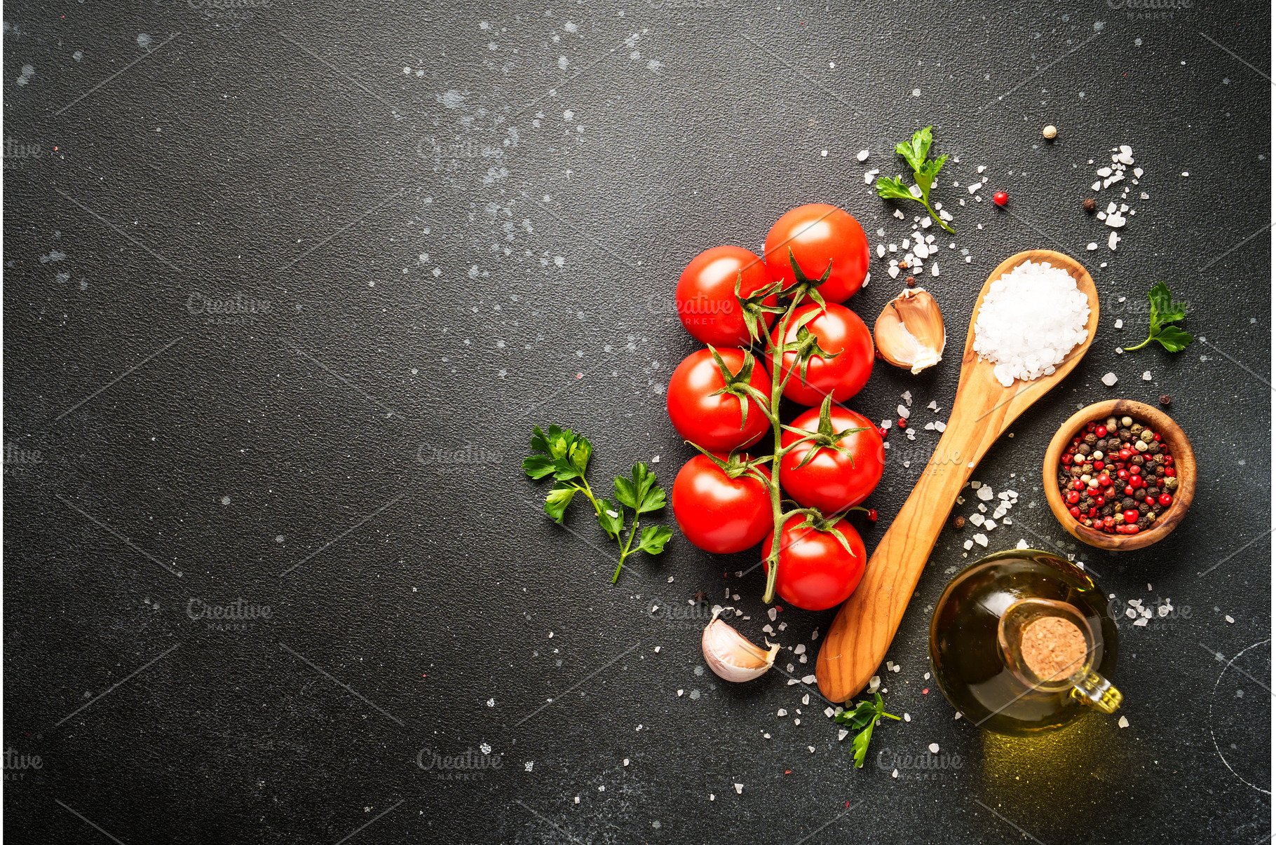 Food background with fresh, a Food & Drink Photo by Nadia-nb