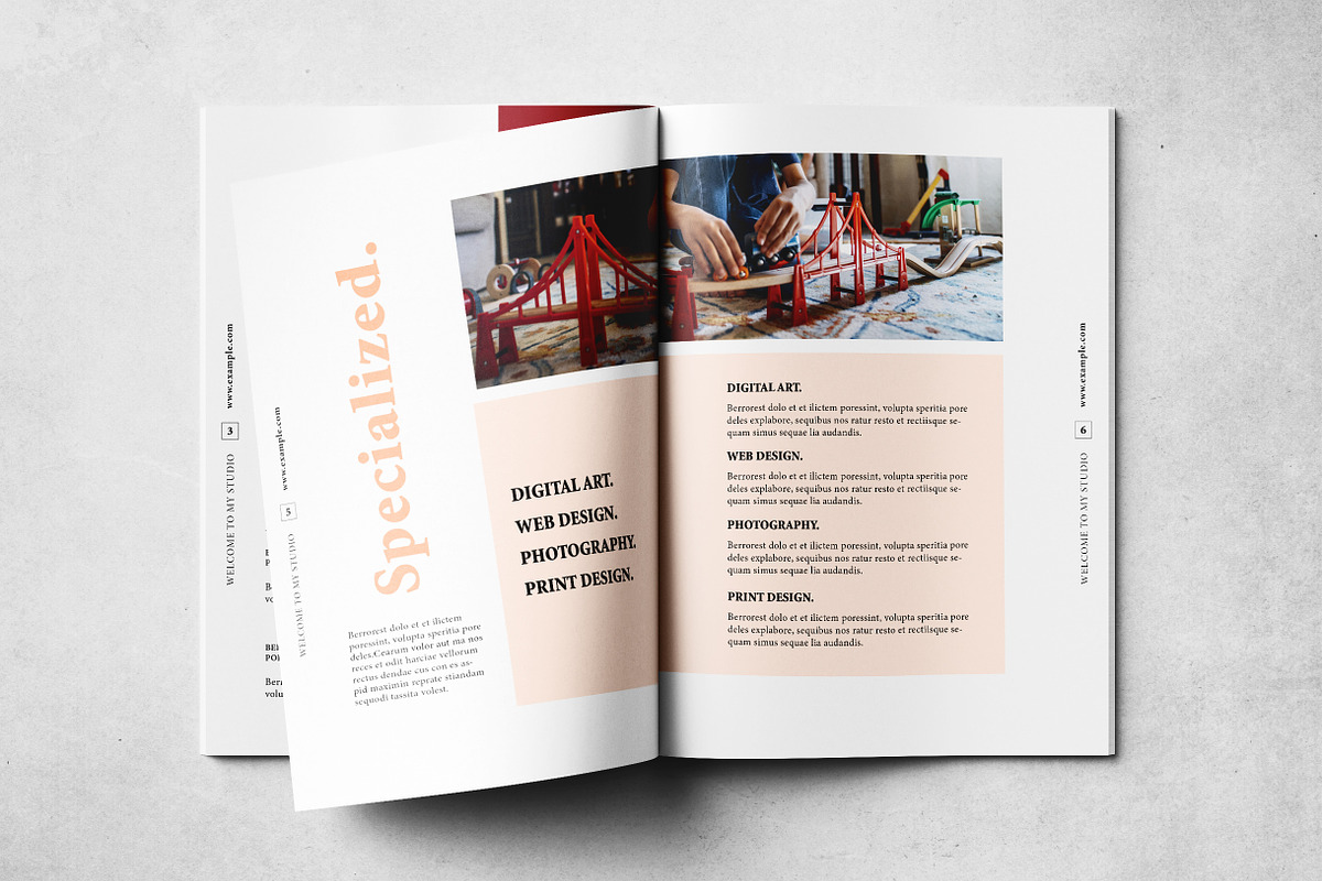 Portfolio Layout, a Print Template by Grkic Creative (Photo 4 of 15)