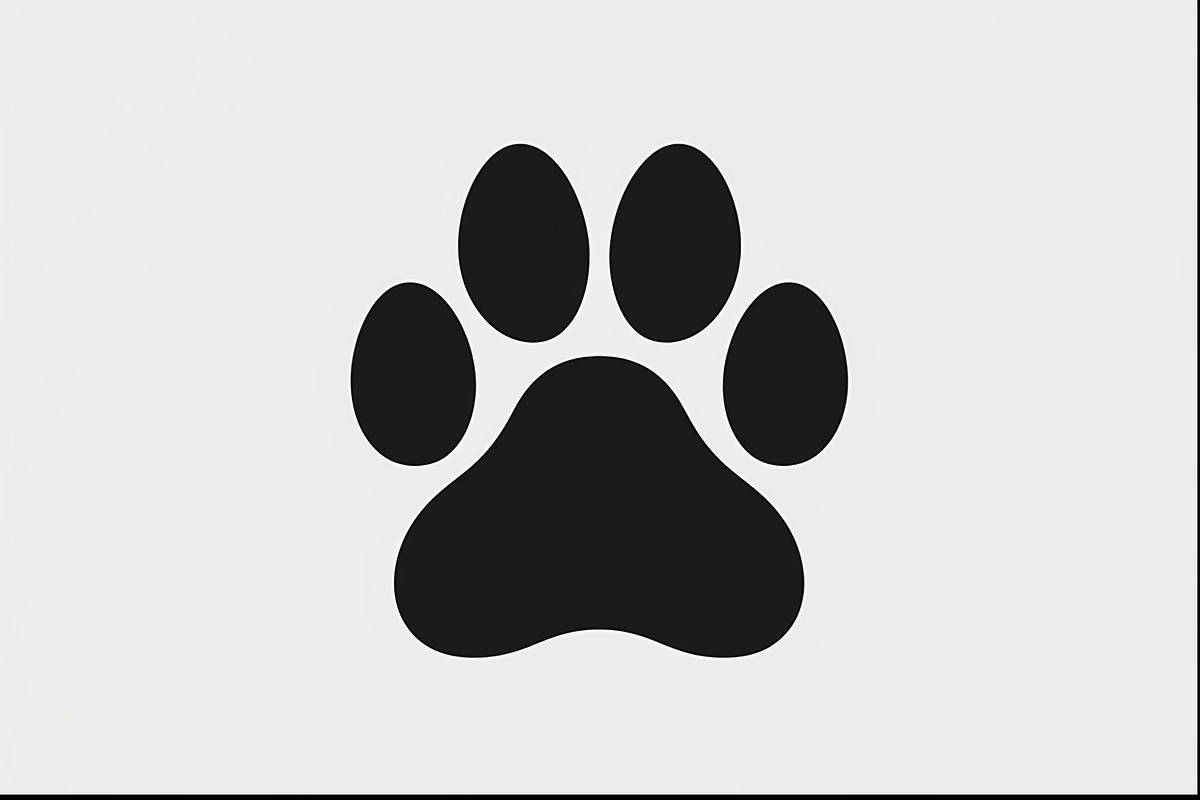 Cat Silhouette Paw Cutout Set, an Illustration by hafijul (Photo 5 of 9)